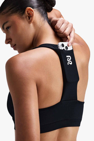 WOMEN'S STAMINA-V™ GEOMESH™ V-NECK RUN BRA