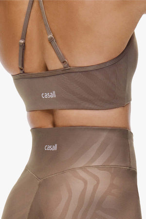 Sleek Strappy Sports Bra Printed