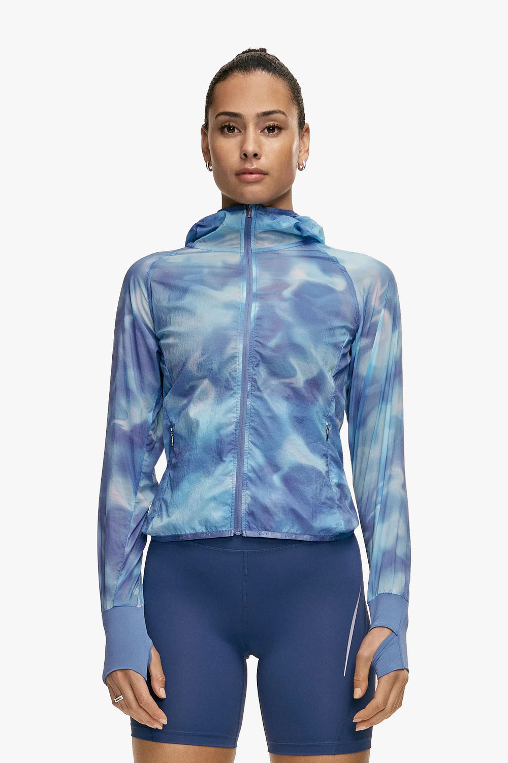 Breeze printed running jacket