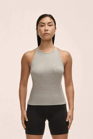Slim Rib Strap Tank