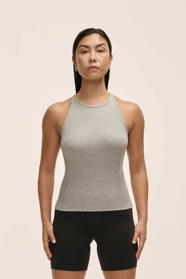 Slim Rib Strap Tank
