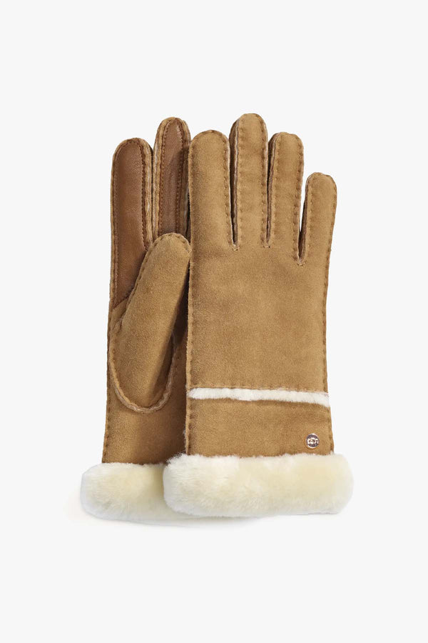 W Sheepskin Seamed Gloves