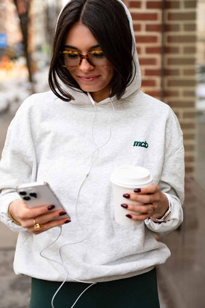 Grey Signature Hoodie