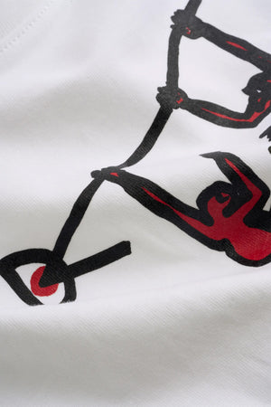 California Cotton Tee Monkey Mind Bone