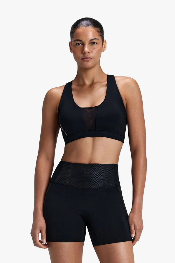 WOMEN'S STAMINA-V™ GEOMESH™ V-NECK RUN BRA