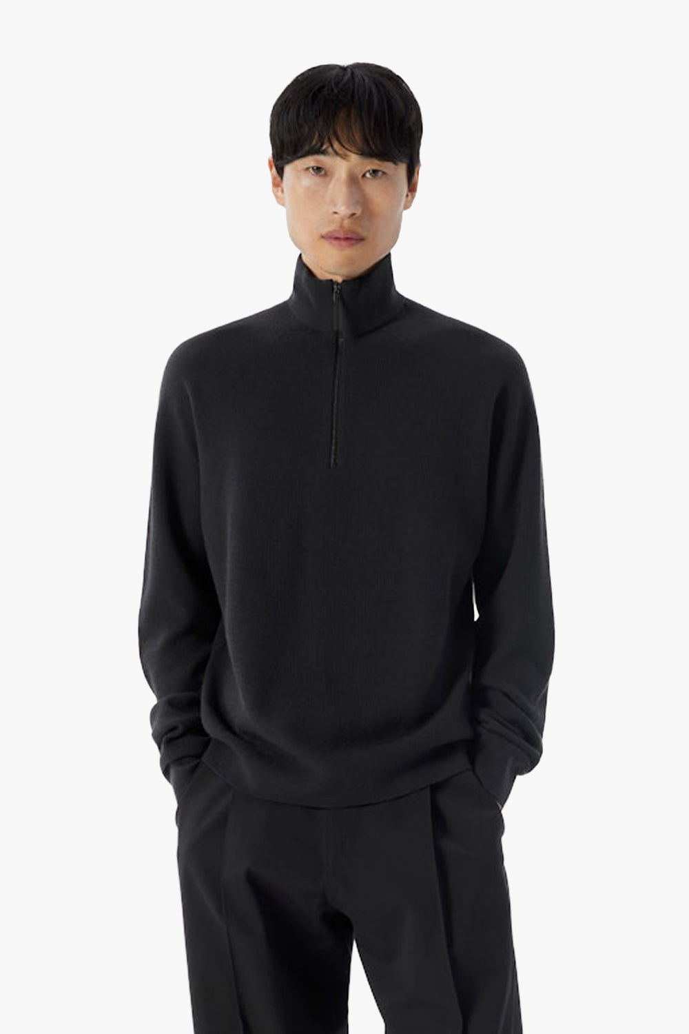 Conic Wool Half Zip
