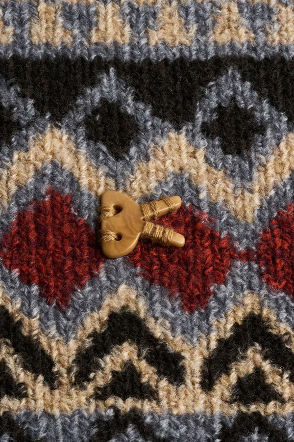 Jacquard Knit Crew Neck