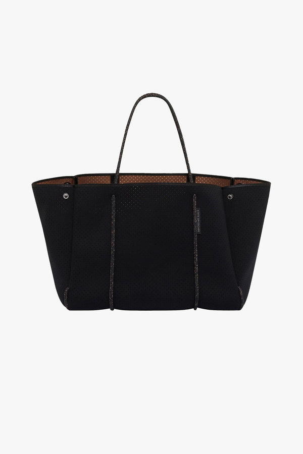 Escape Tote Black/Saddle