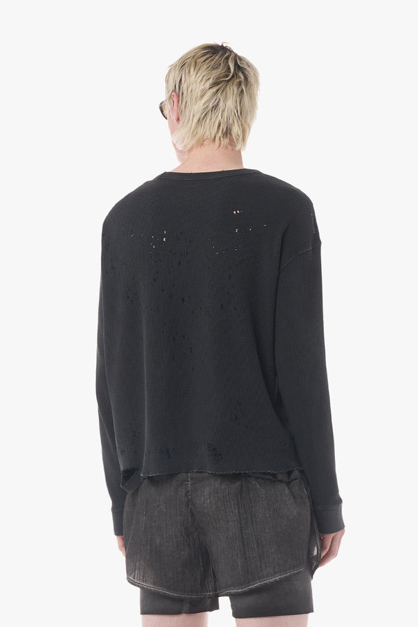MothTech Waffle Long Tee