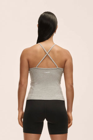Slim Rib Strap Tank