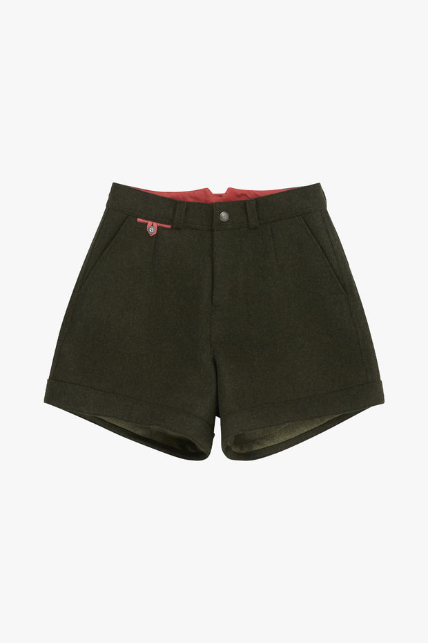 HUNTRESS LODEN SHORTS WOMENS