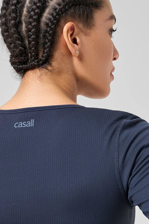 Seamless Rib Wrap Longsleeve