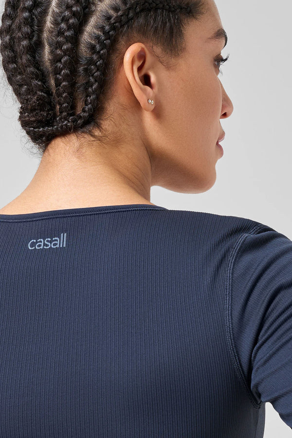 Seamless Rib Wrap Longsleeve