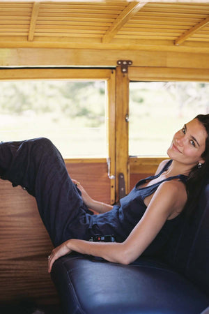 SAFARI LINEN PANTS WOMENS