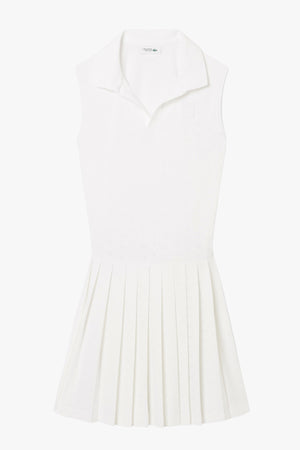ULTRA-DRY TENNIS HERITAGE BADGE ACCENT DRESS WITH LINER