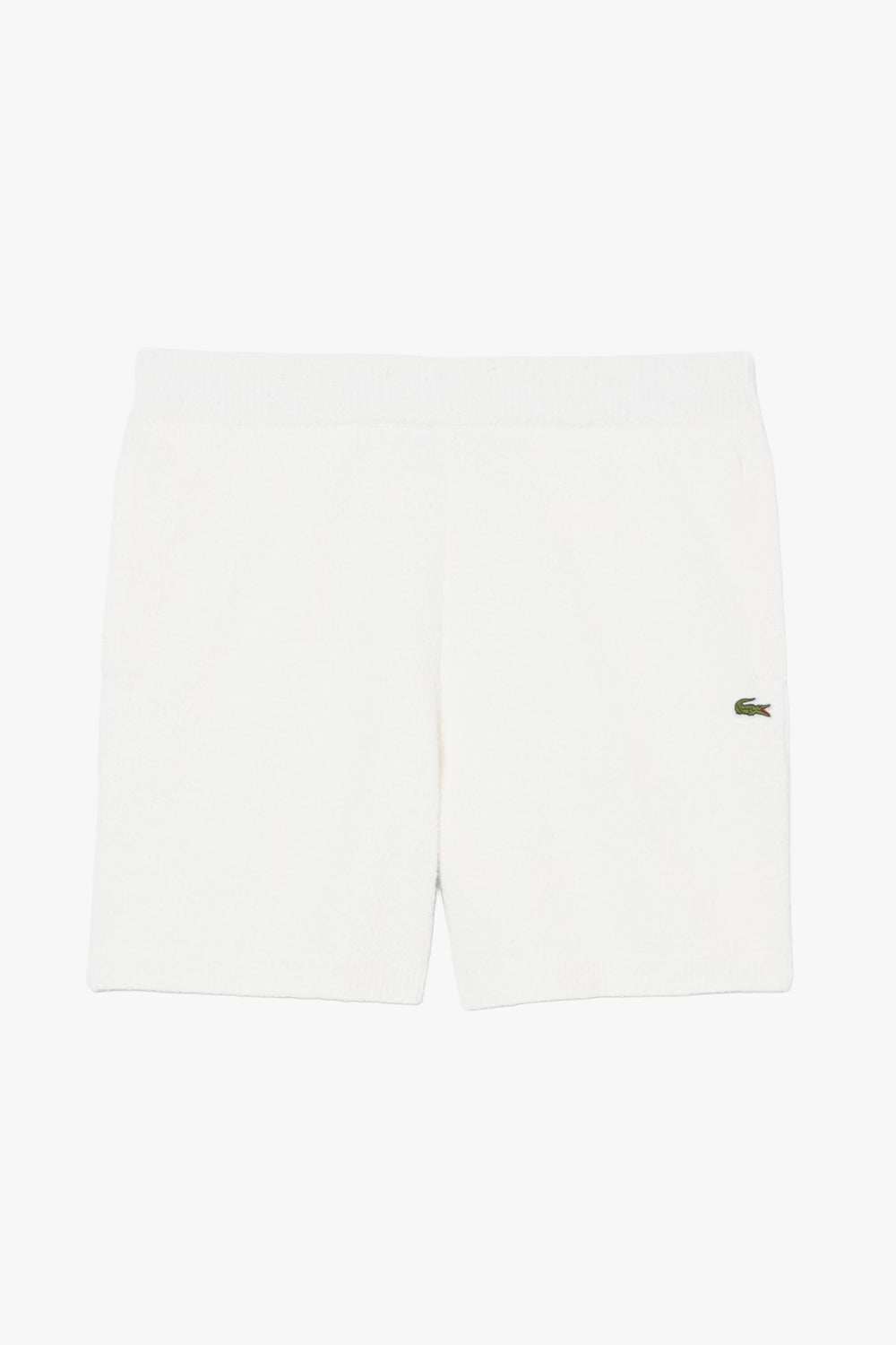 RELAXED FIT COTTON BLEND BOUCLÉ KNIT SHORTS