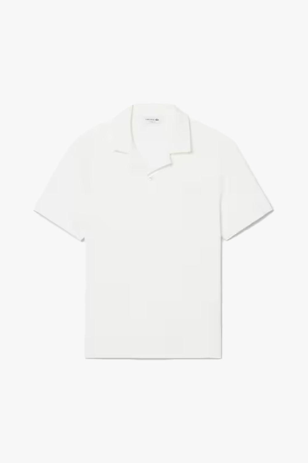 CLASSIC FIT TEXTURED JERSEY OPEN NECK POLO