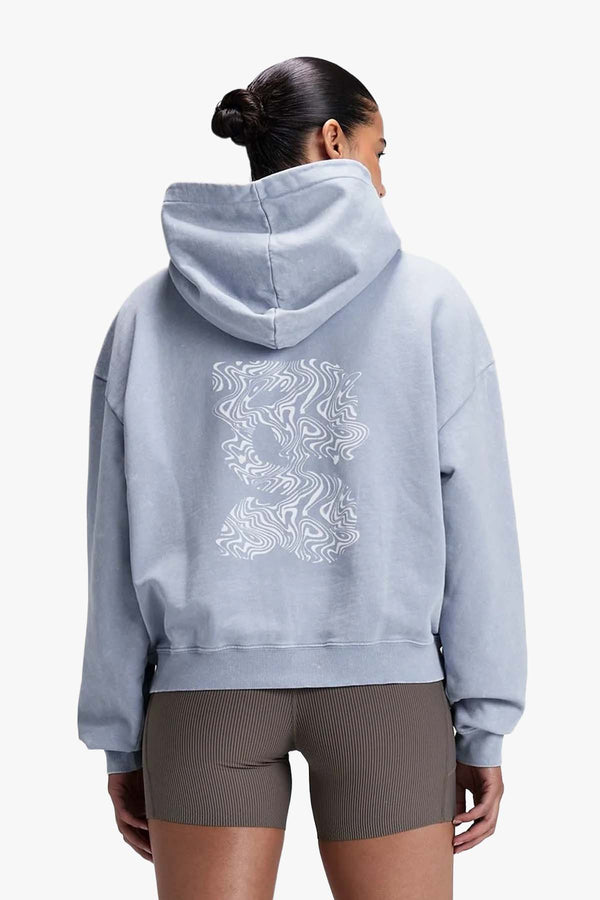 CHROMA WASH CROPPED HOODIE