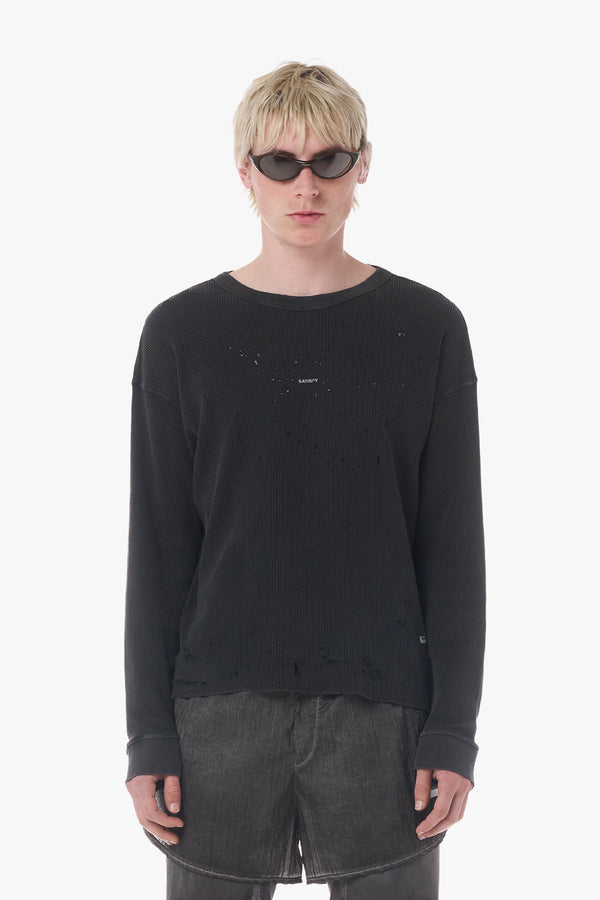MothTech Waffle Long Tee