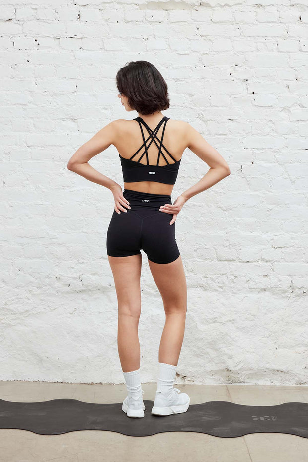 Strap Bra Black