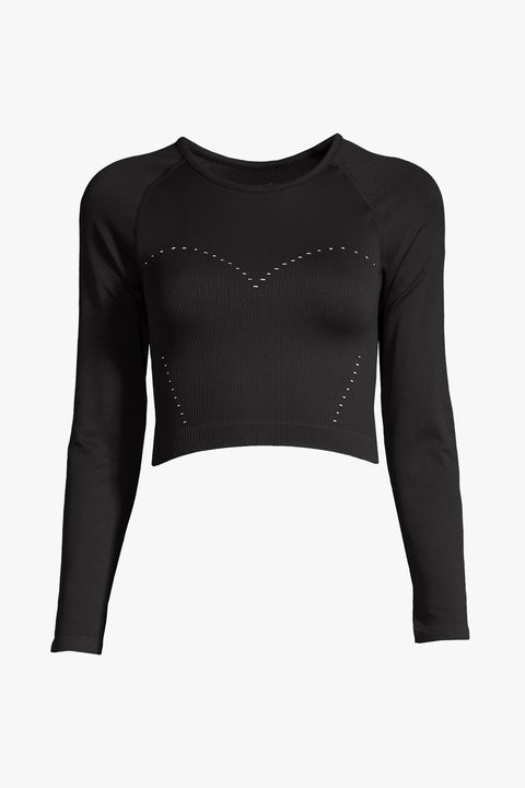 Seamless Femme Crop Long Sleeve