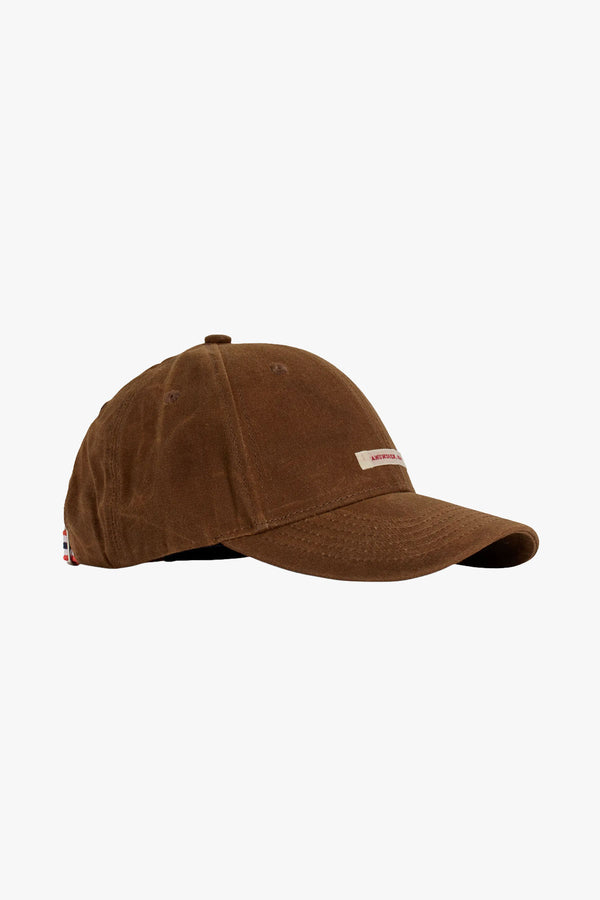 Waxed cotton cap