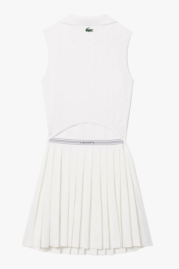 ULTRA-DRY TENNIS HERITAGE BADGE ACCENT DRESS WITH LINER