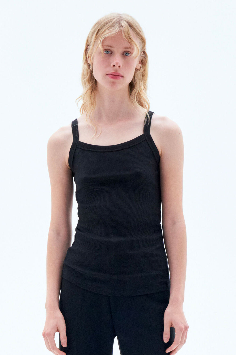 Fine Rib Tank Top