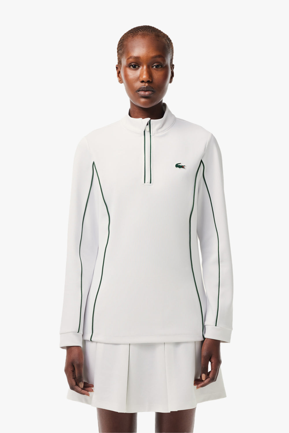 Contrast Sleeve Sport Sweatshirt