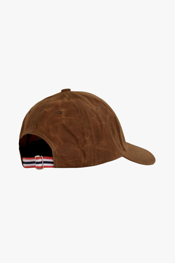 Waxed cotton cap