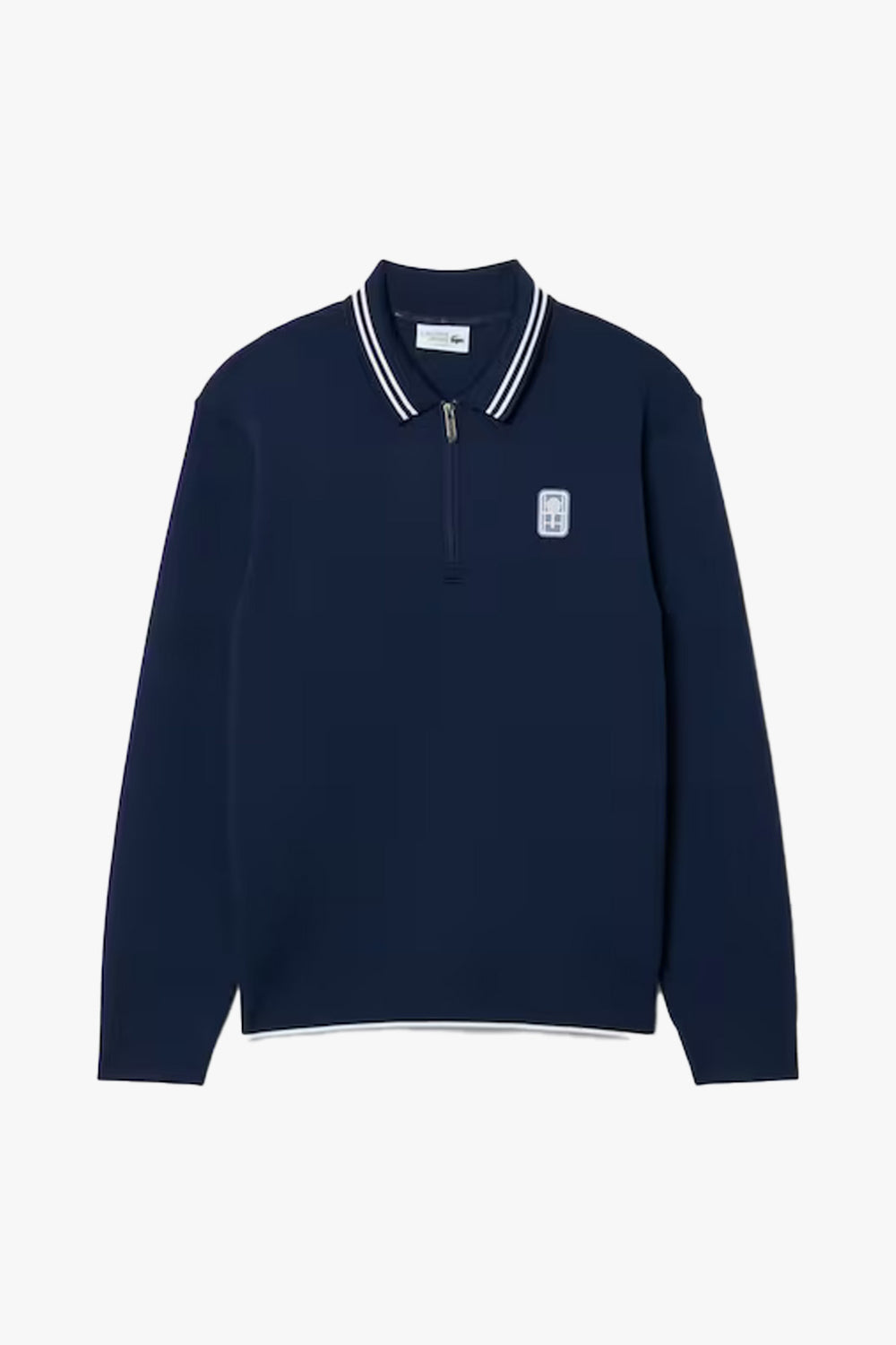 HERITAGE QUARTER ZIP BADGE SWEATSHIRT