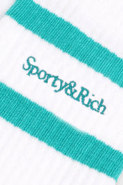 Serif Logo Embroided Socks