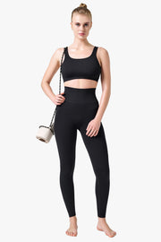 Scallop High Waist Seamless Tights