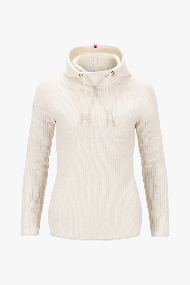 BOILED HOODIE RIBBED WOMENS