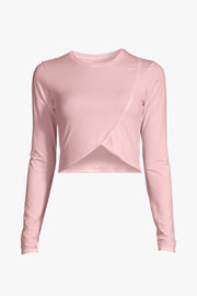 Overlap Crop Long Sleeve