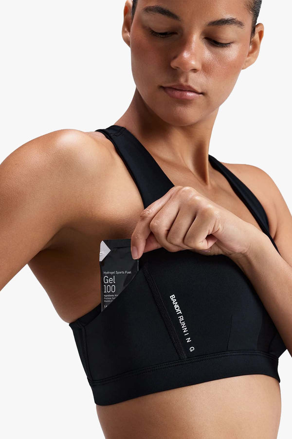 WOMEN'S STAMINA-V™ GEOMESH™ V-NECK RUN BRA