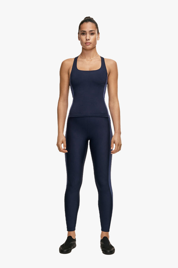 Block built in bra tank