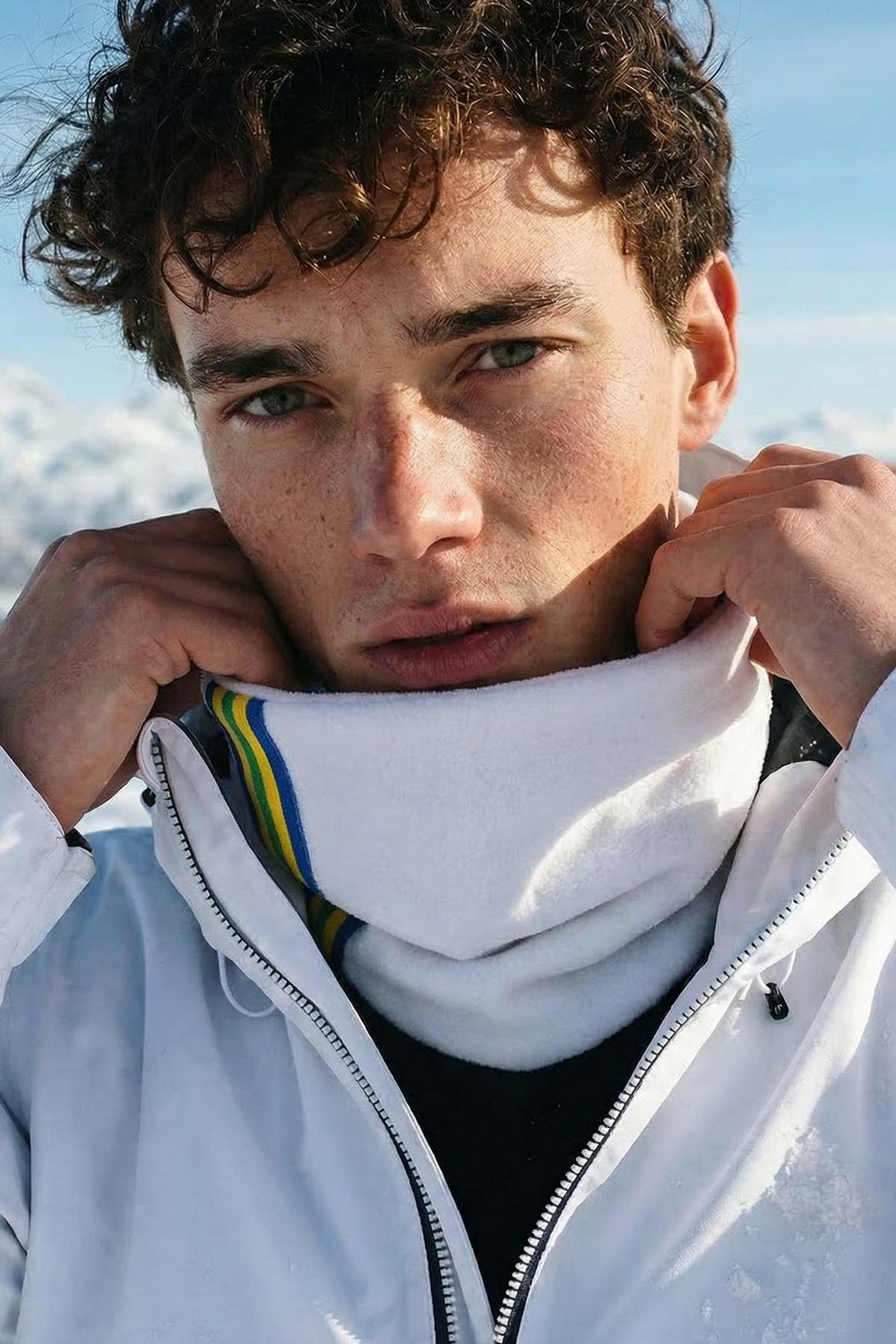 Pinheiro Long Neckie White