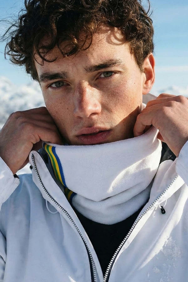 Pinheiro Long Neckie White