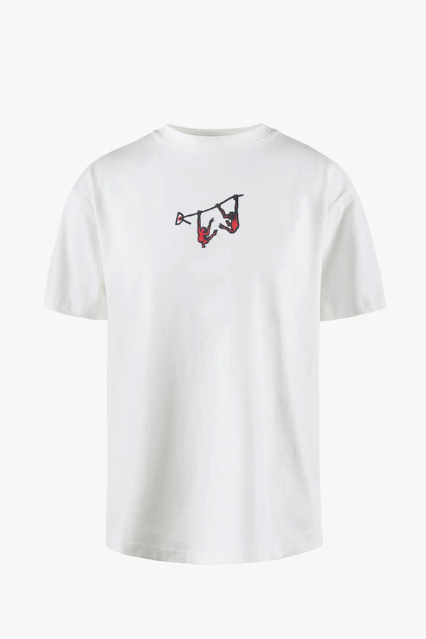 California Cotton Tee Monkey Mind Bone