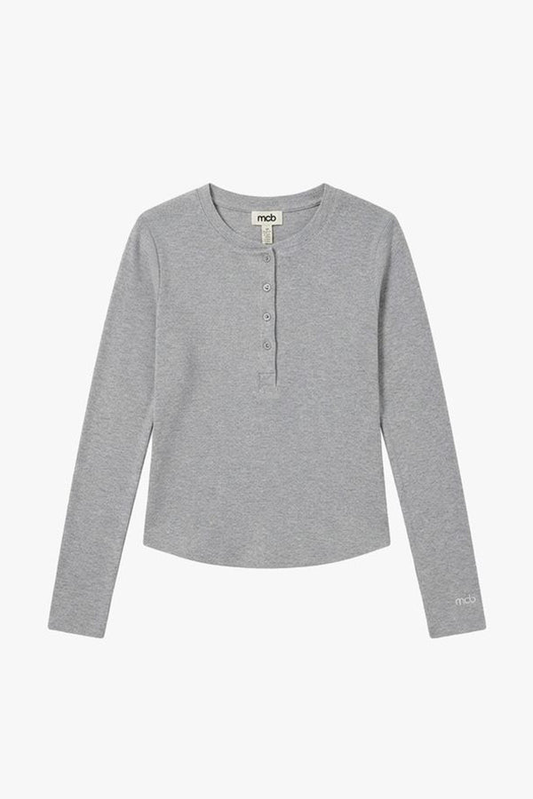 Women's Henley Grey