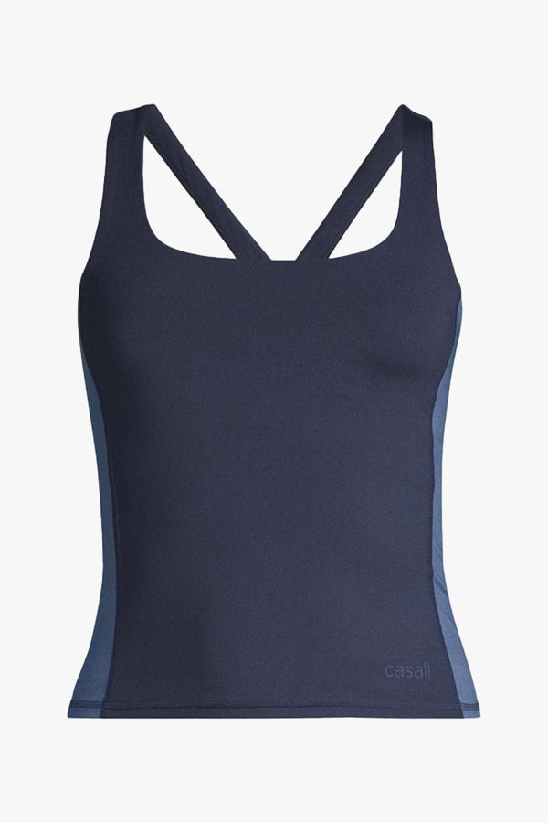 Block built in bra tank