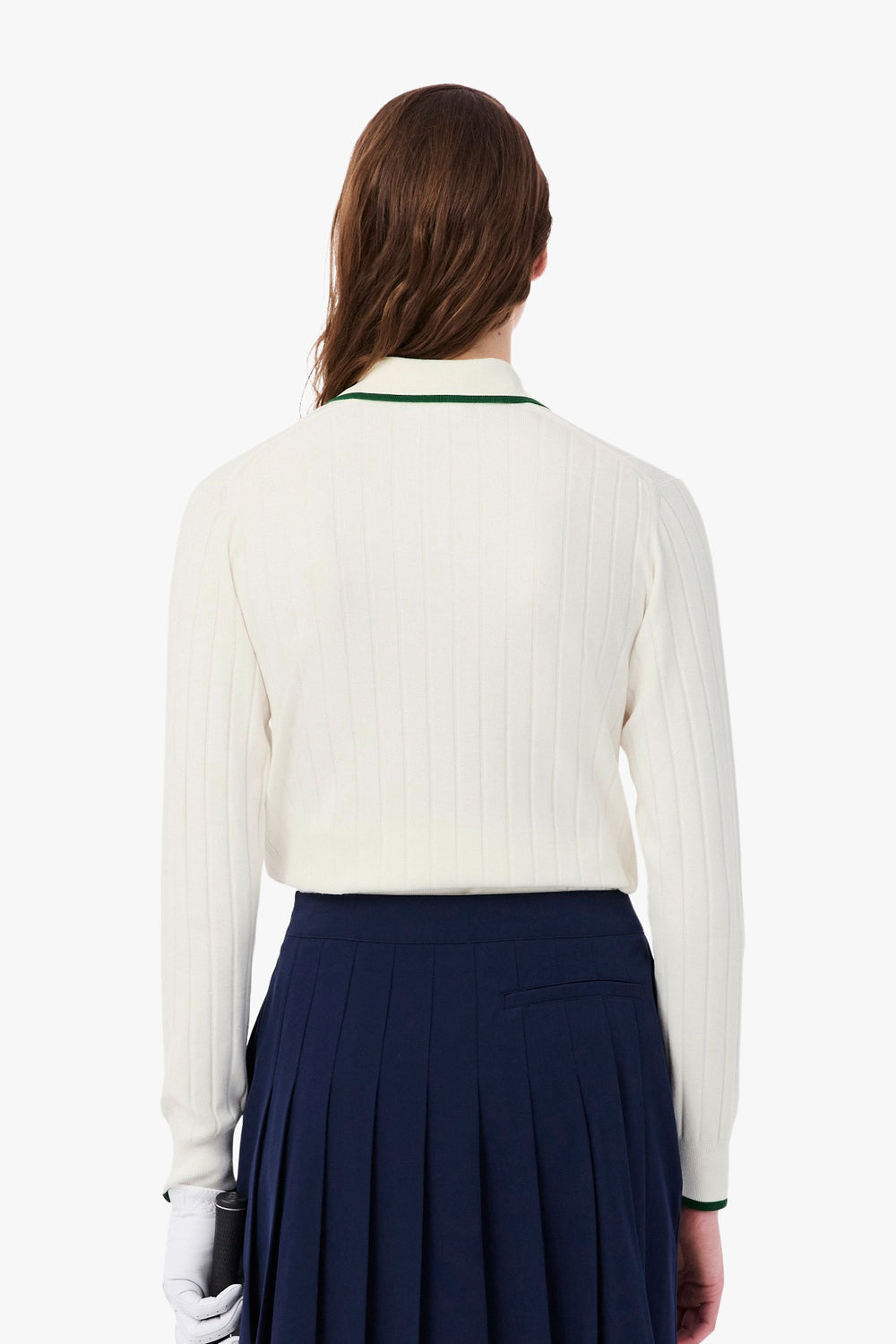 POLO COLLAR STRETCH GOLF SWEATER