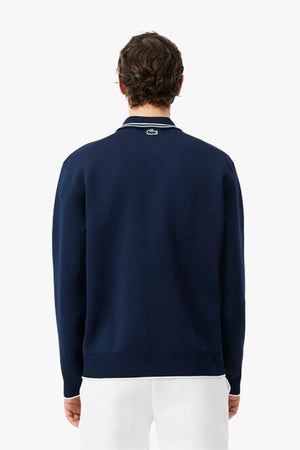 HERITAGE QUARTER ZIP BADGE SWEATSHIRT