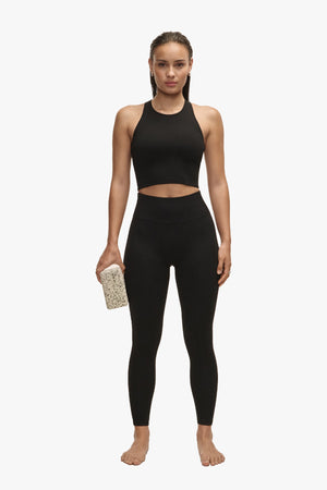 Multi Rib Seamless High Waist Tights