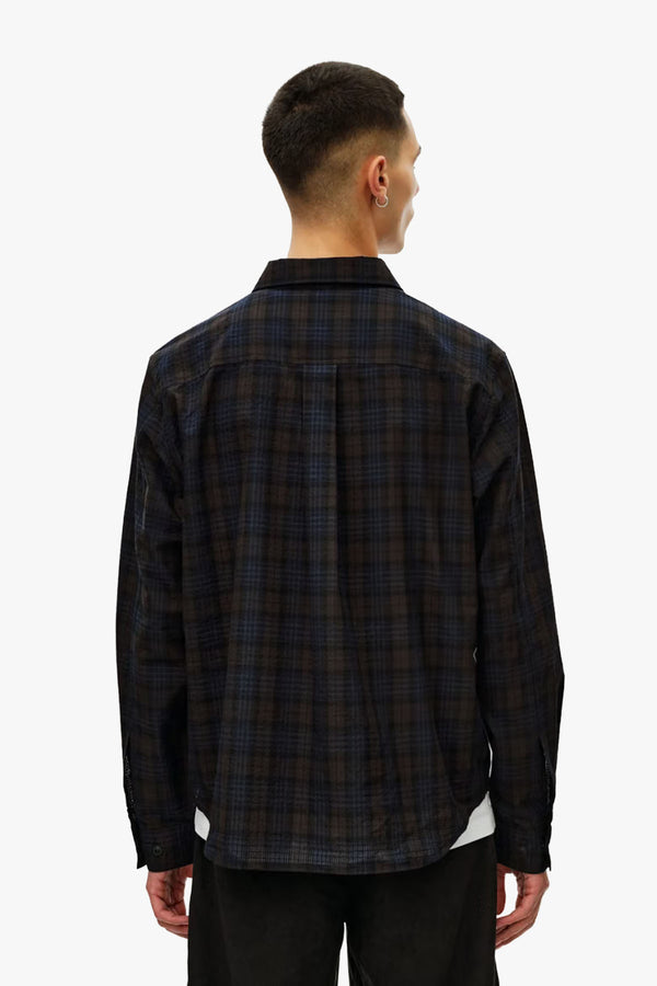 Off-Race Seersucker Shirt Unisex