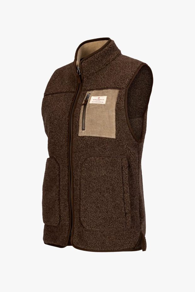 Heroes Wool Fleece Vest Women's