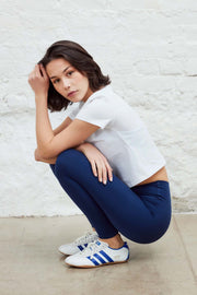 Cropped Cotton Tee
