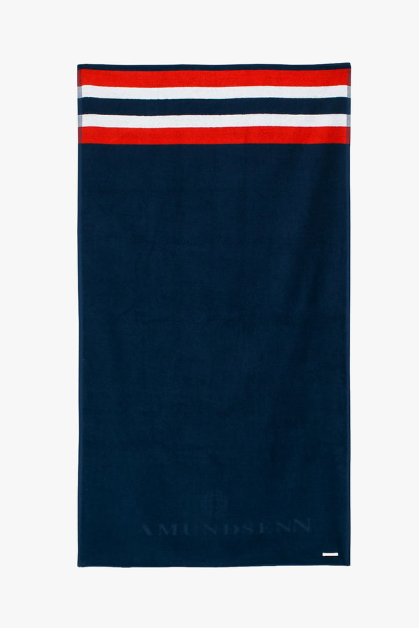 Aqua beach towel
