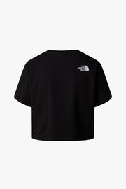 Cropped Simple Dome Tee - Black